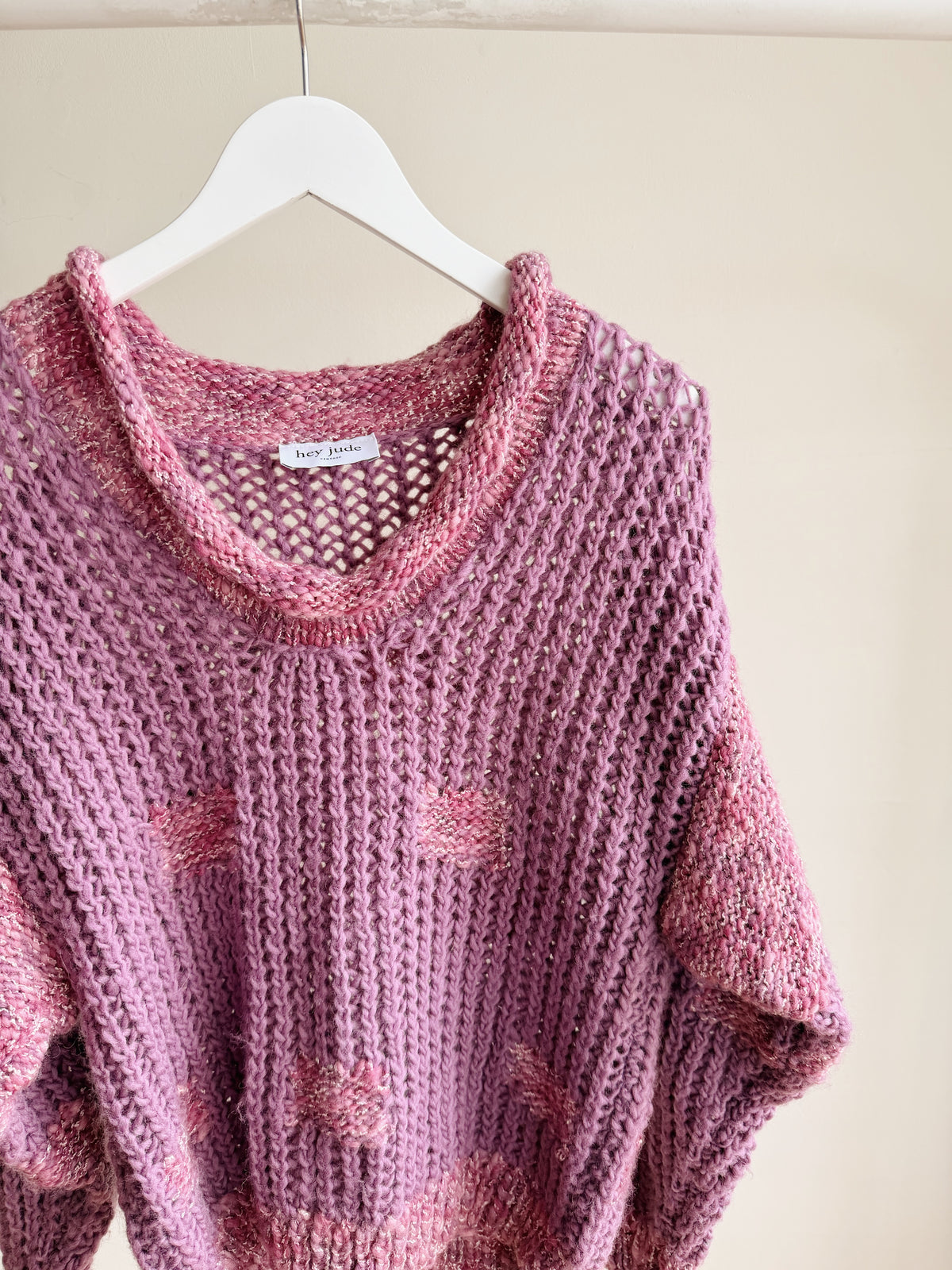Mulberry Abstract Knit Sweater - Hey Jude