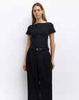 Mod Ref | The Breanna Top in Black - Hey Jude
