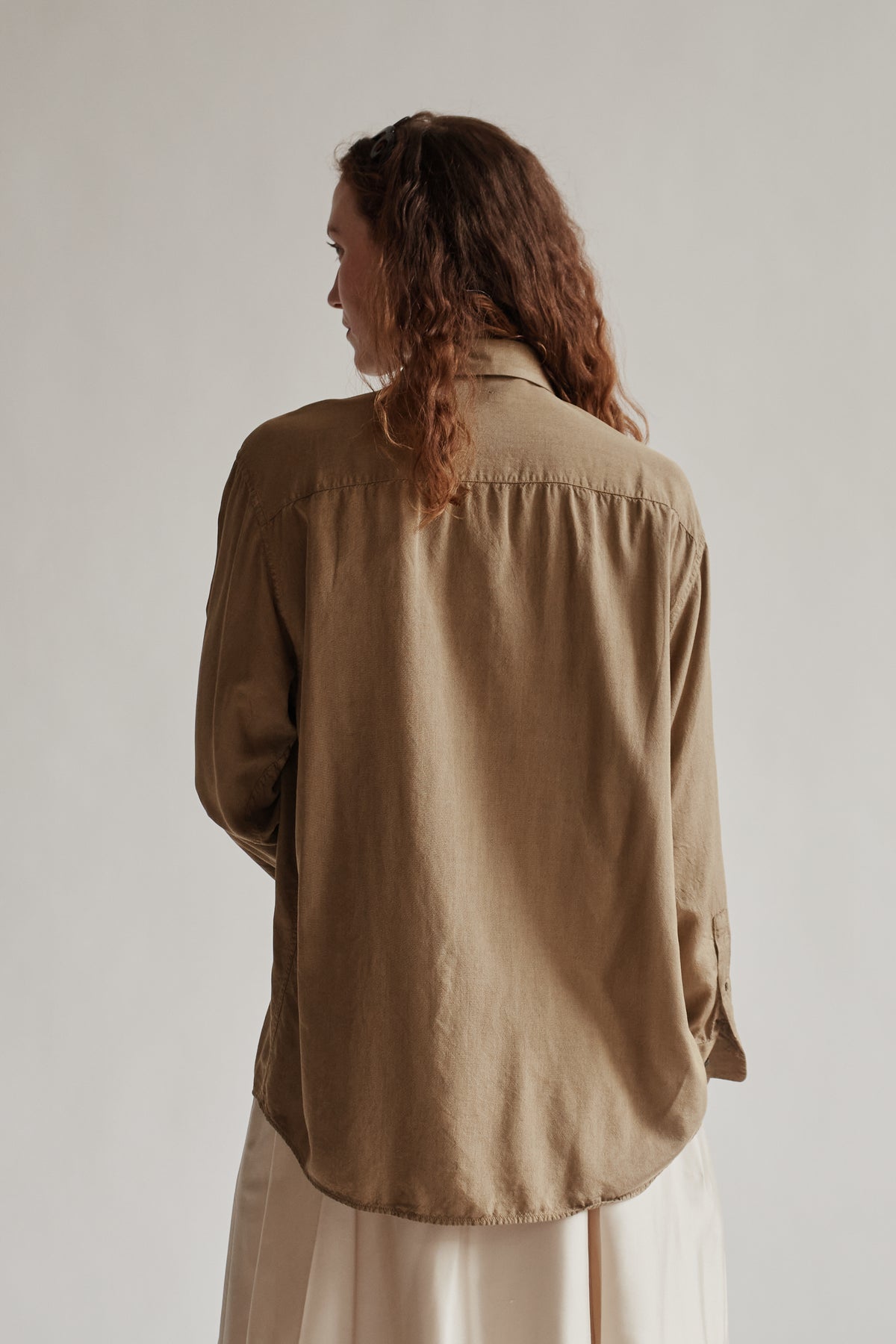 Dijon Classic Silk Button Down