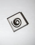 KkCo - Pierced Spiral Brooch: Silver / OS - Hey Jude