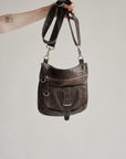 Espresso Leather Messanger Bag