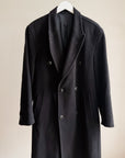 Emmanuel Ungaro Black Cashmere Wool Coat - Hey Jude