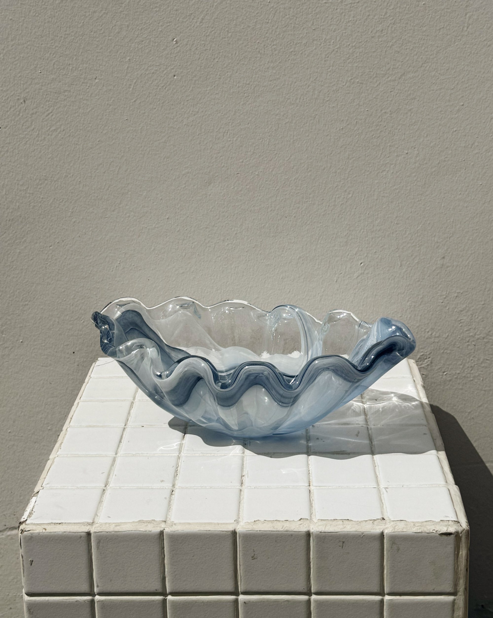 Ocean Swirl Blown Glass Dish - Hey Jude
