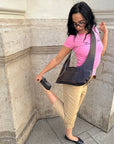 Mas1 | Bruna Leather Crossbody Brown