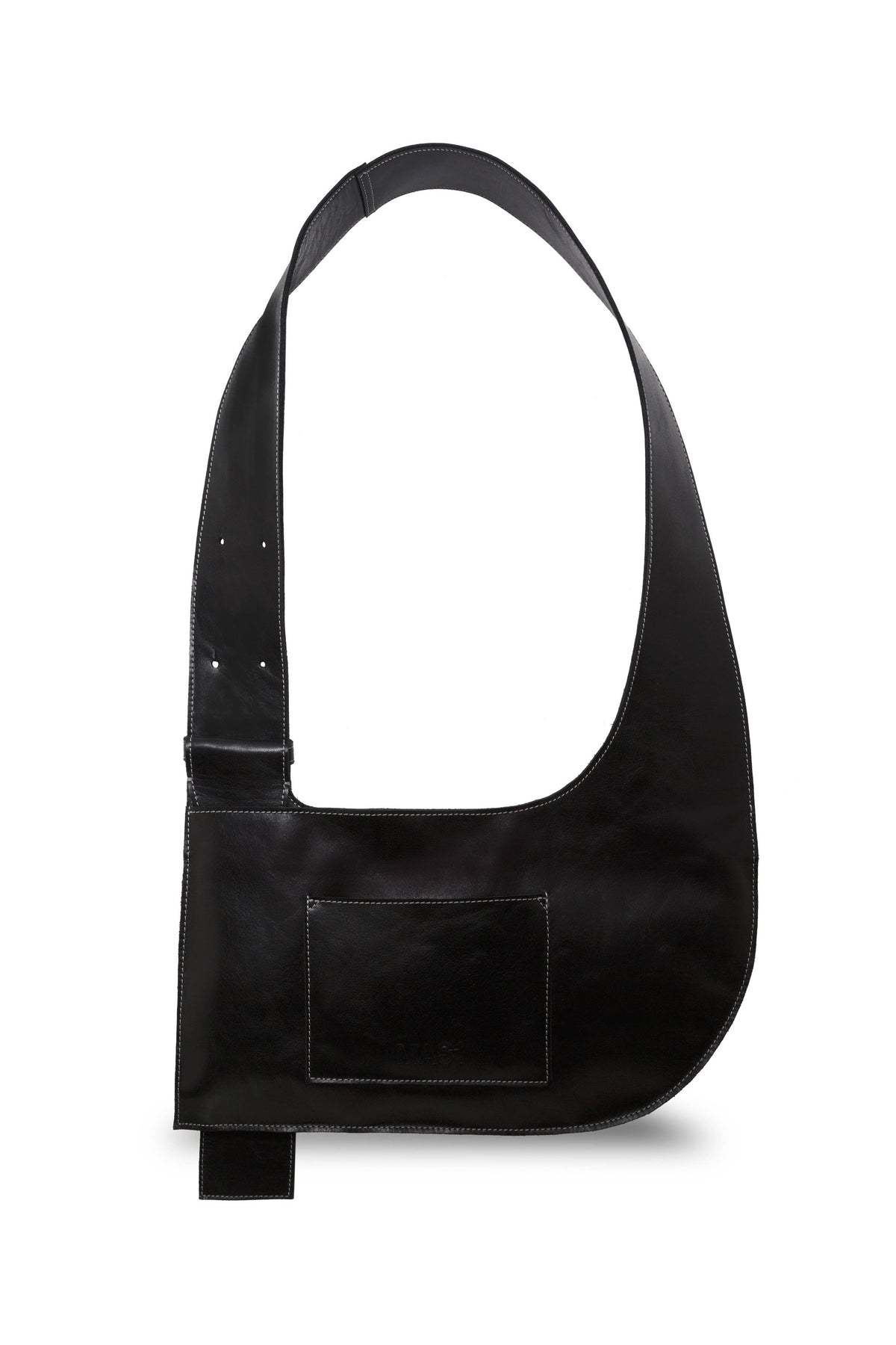 Mas1 | Bruna Leather Crossbody in Black