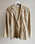 Honey Textured Silk Blazer