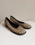 Leopard Print Slip On Loafers | Size 37