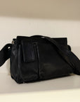 Black Utility Shoulder Bag