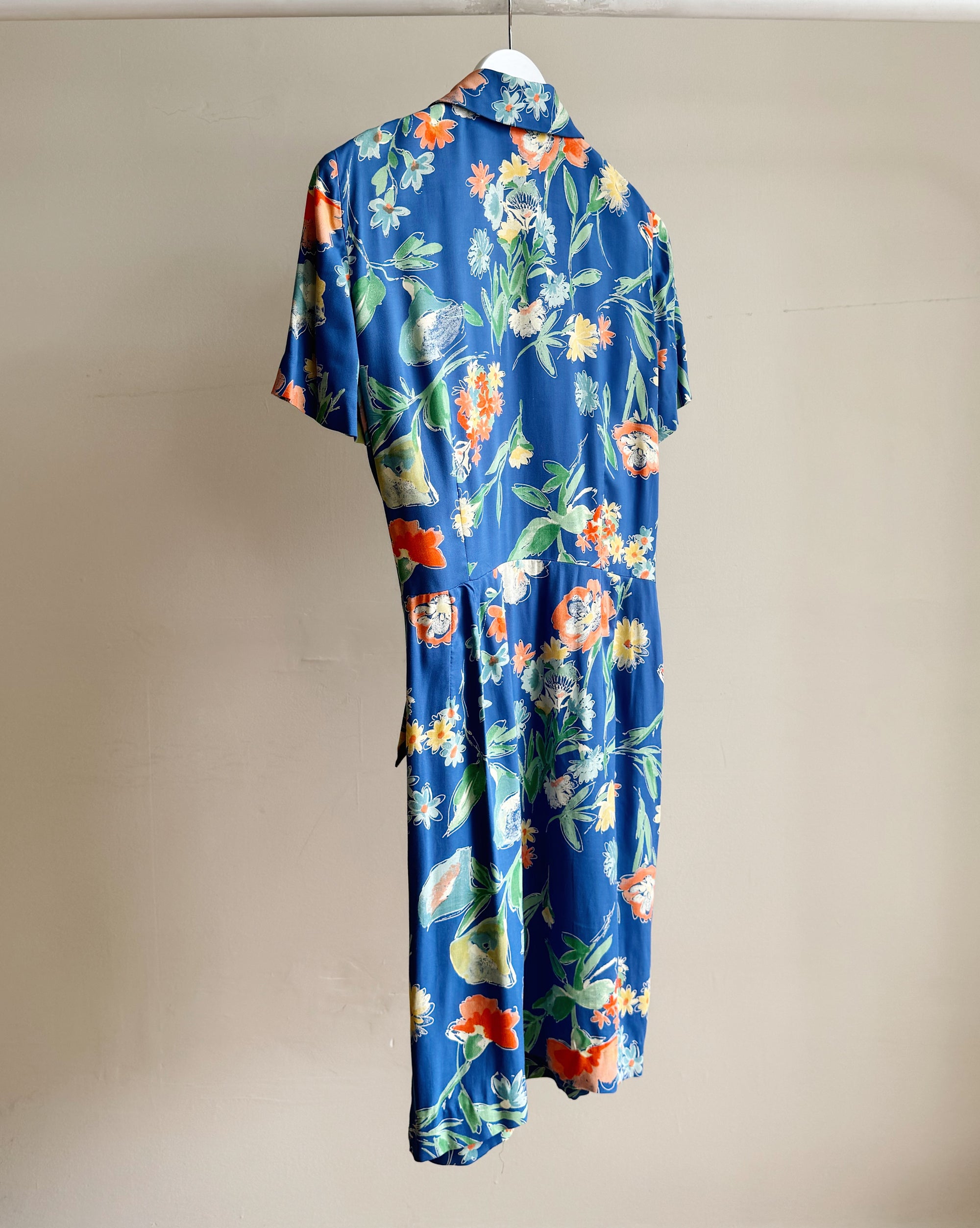 Ocean Floral Wrap Dress - Hey Jude