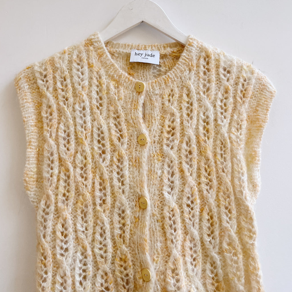 Miel Mohair Knit Vest