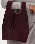 Baggu | Pleated Reusable Tote in Mahogany