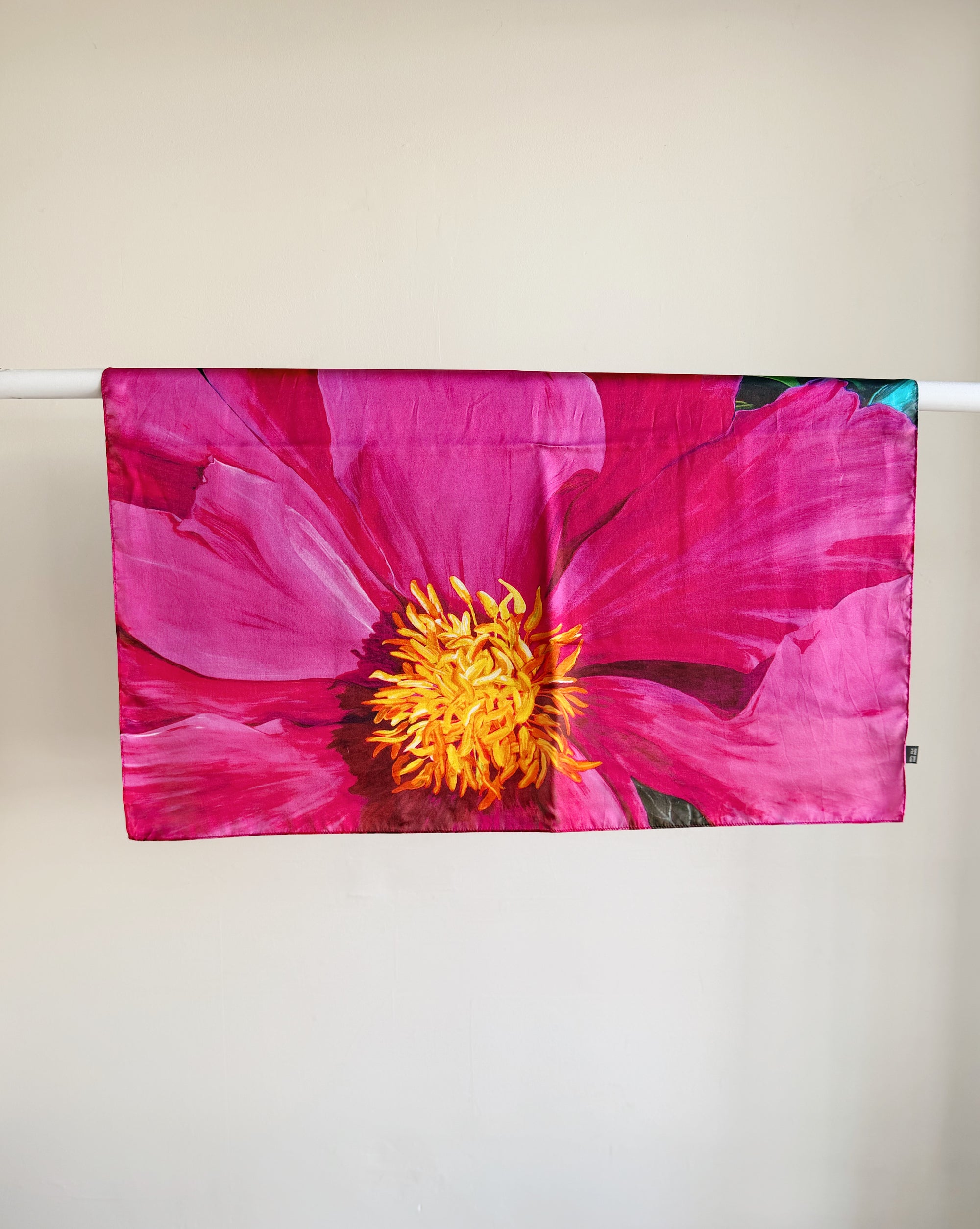 Peony Silk Bloom Scarf