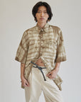 Bark Tie-Dye Linen Button Up - Hey Jude