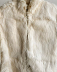 Antique Cream Fur Knit Jacket