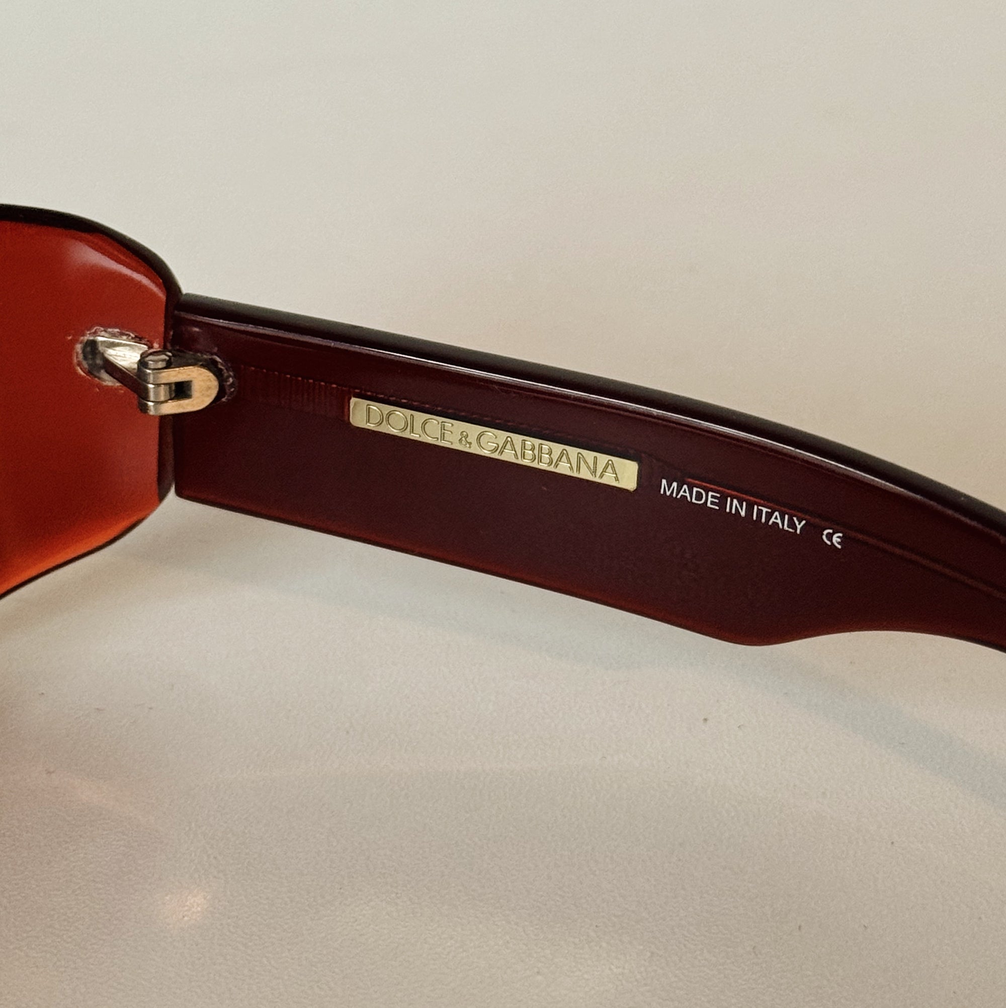 Dolce &amp; Gabbana Y2K Deep Burgundy Sunglasses - Hey Jude