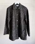 Charcoal Knit Mohair Chore Sweater