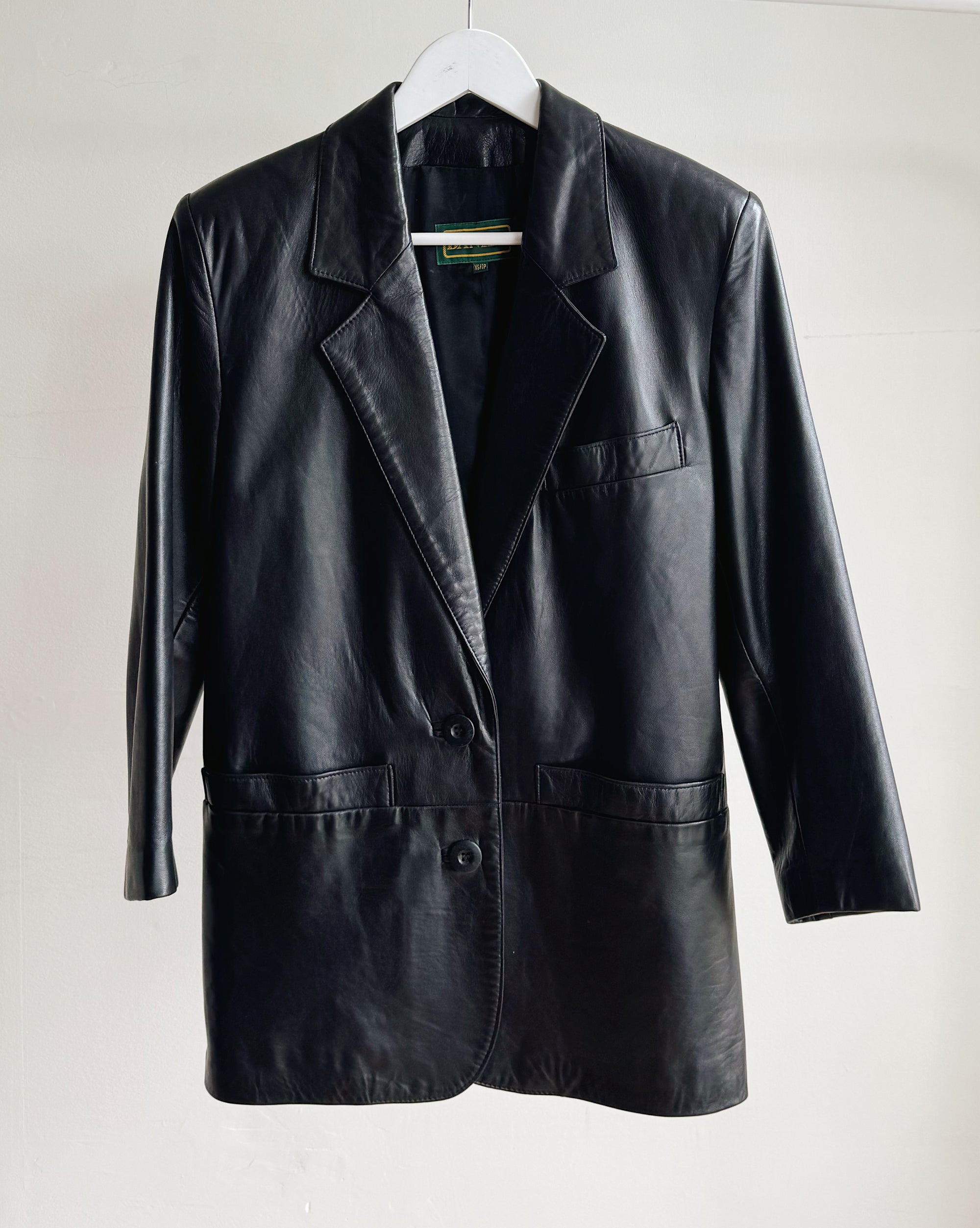 Onyx Danier Leather Blazer