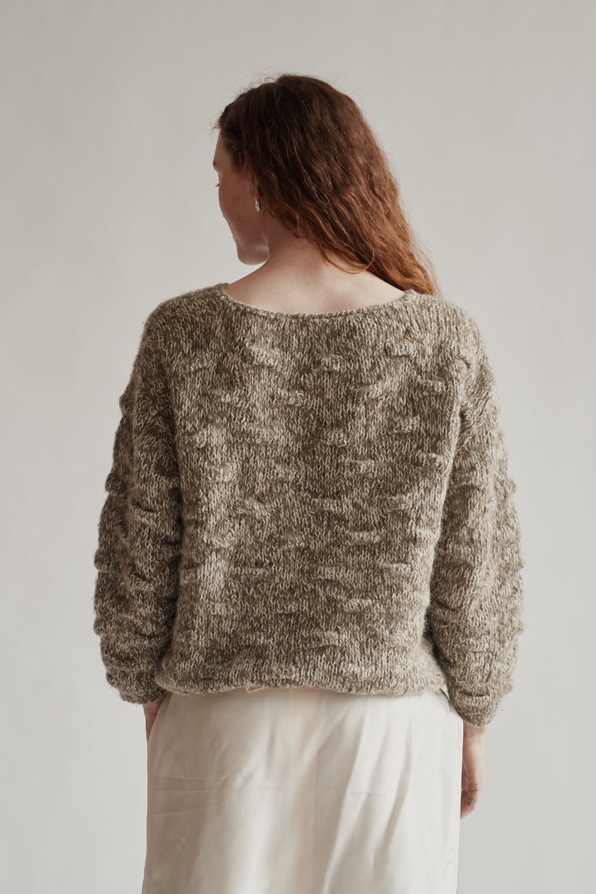 Sage Chunky Mohair Knit Sweater - Hey Jude