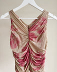 Rose Silk Ruched Top - Hey Jude