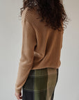 Caramel Button-Up Cardigan