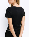 Mod Ref | The Breanna Top in Black - Hey Jude