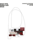 Mas1 | Bruna Leather Crossbody in Garnet