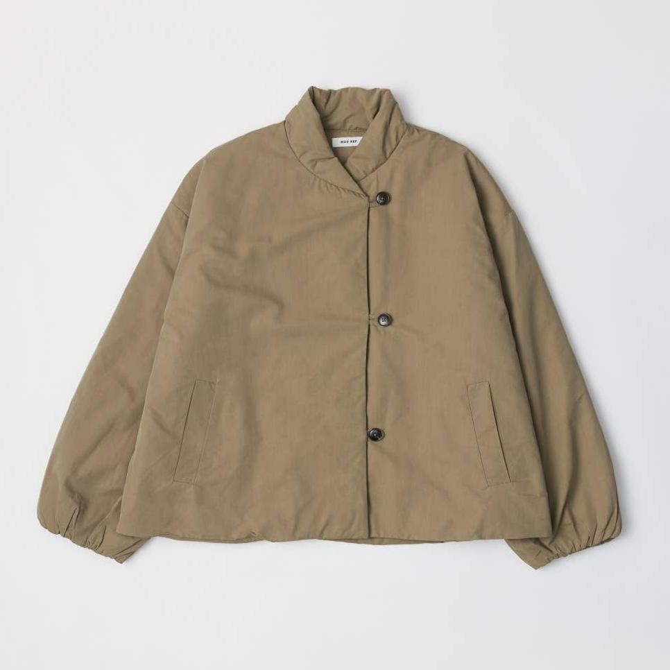 MOD REF | Oversized Asymmetrical Puff Jacket in Khaki