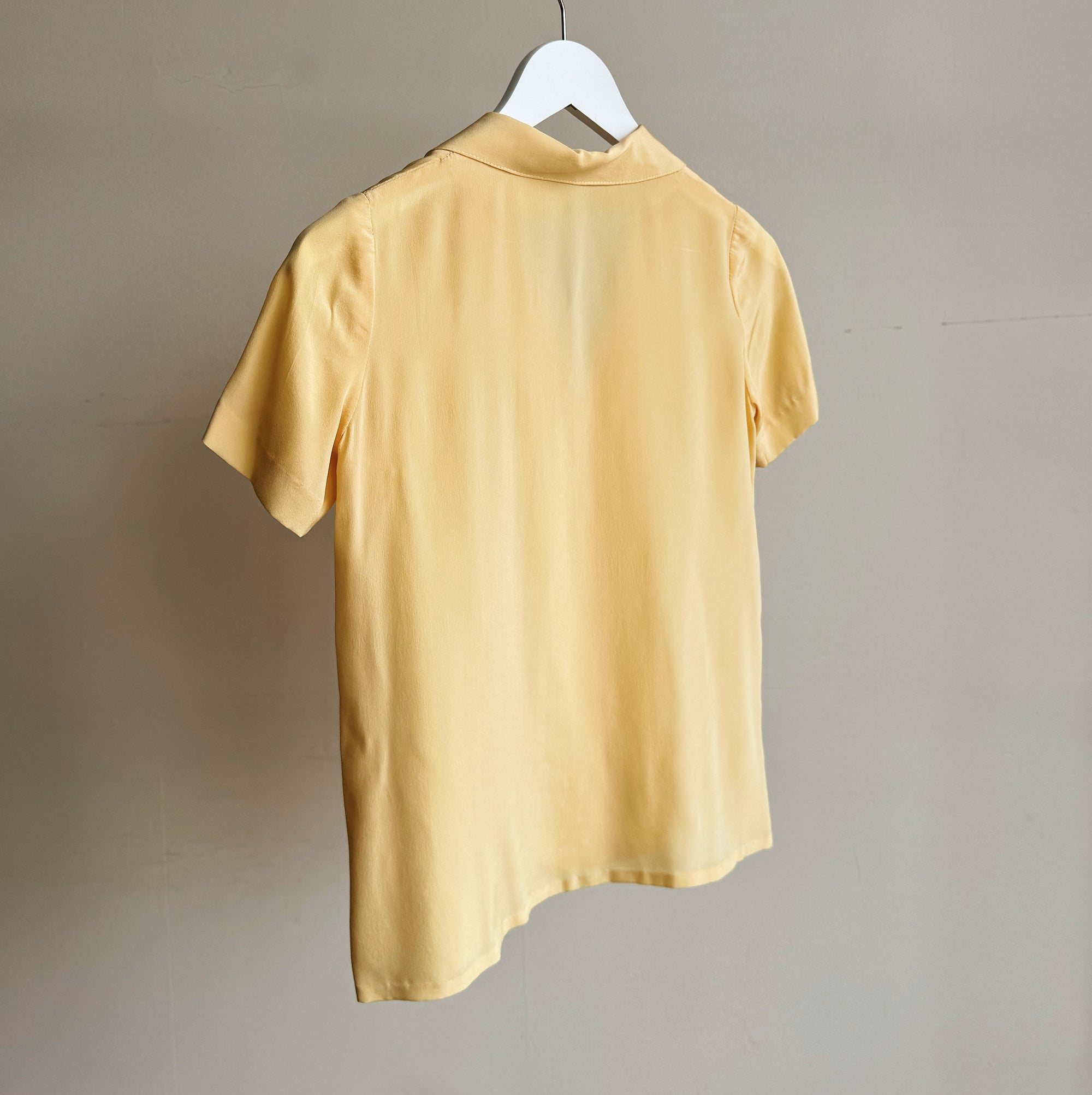 Butter Short Sleeve Silk Blouse - Hey Jude