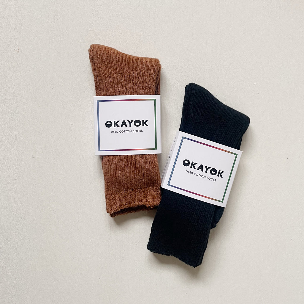 Okayok | Dyed Cotton Socks