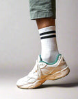 KLUE | Organic Cotton Tennis Socks in White