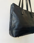 Midnight Leather Carryall Tote - Hey Jude