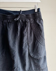 Black Silk Utility Mini Skirt - Hey Jude