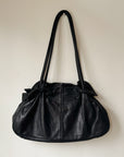 Ink Leather Dumpling Bag - Hey Jude