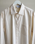 Cream Classic Cotton Button Up - Hey Jude