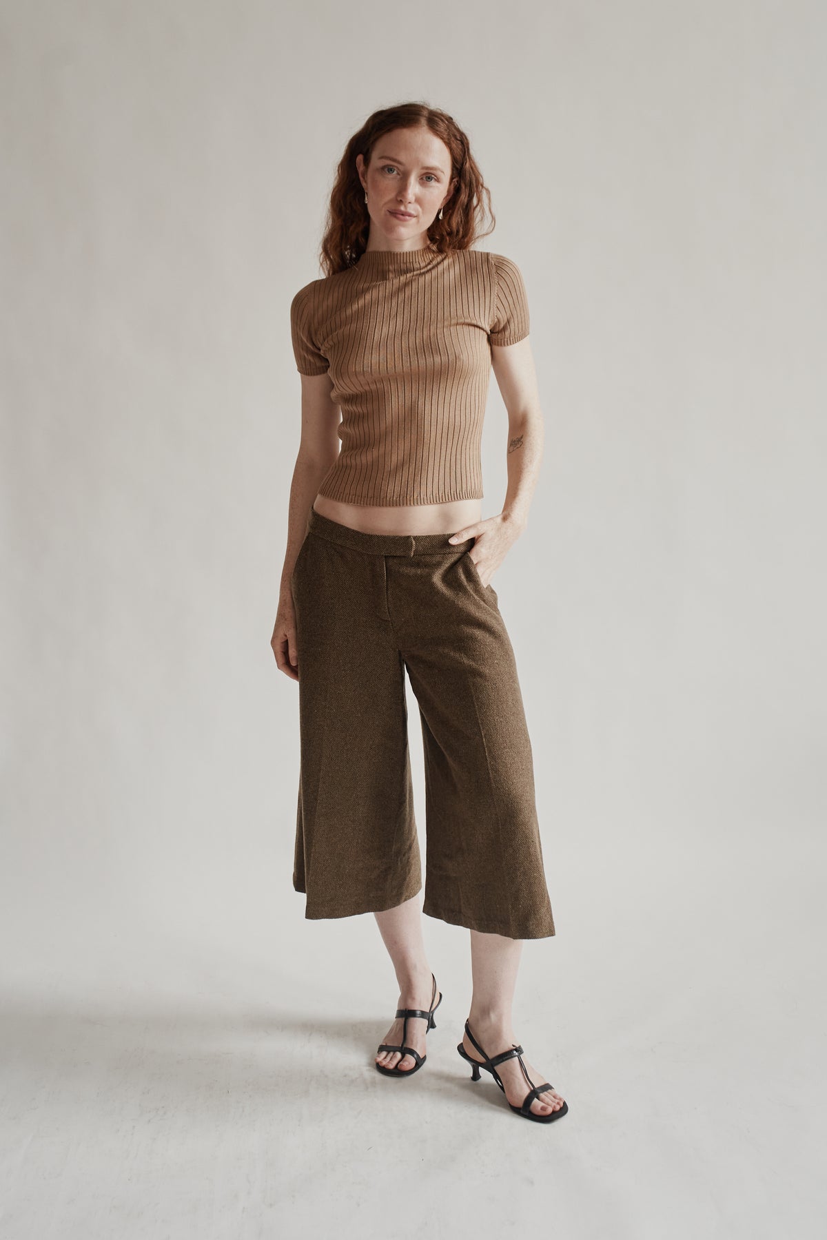 Moss Cashmere Silk Culotte - Hey Jude