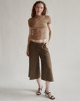 Moss Cashmere Silk Culotte - Hey Jude