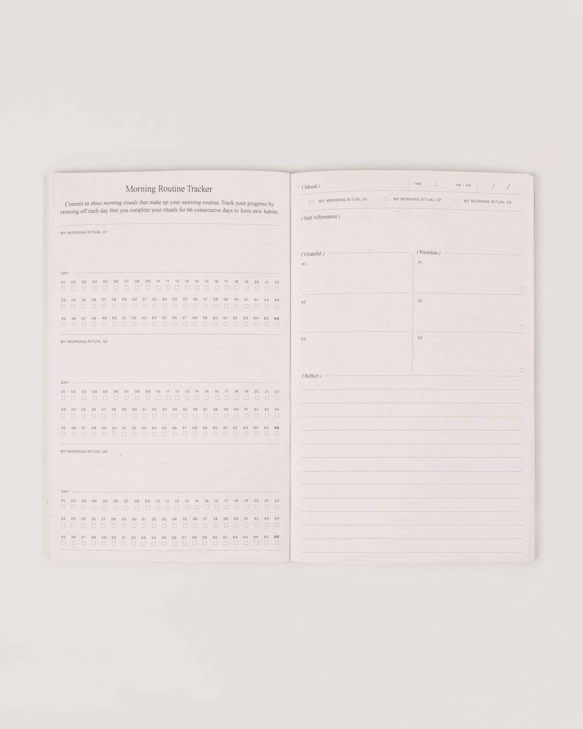 Wilde House Paper | Morning Routine Journal