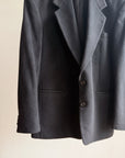 Black Cashmere Wool Blazer Jacket - Hey Jude