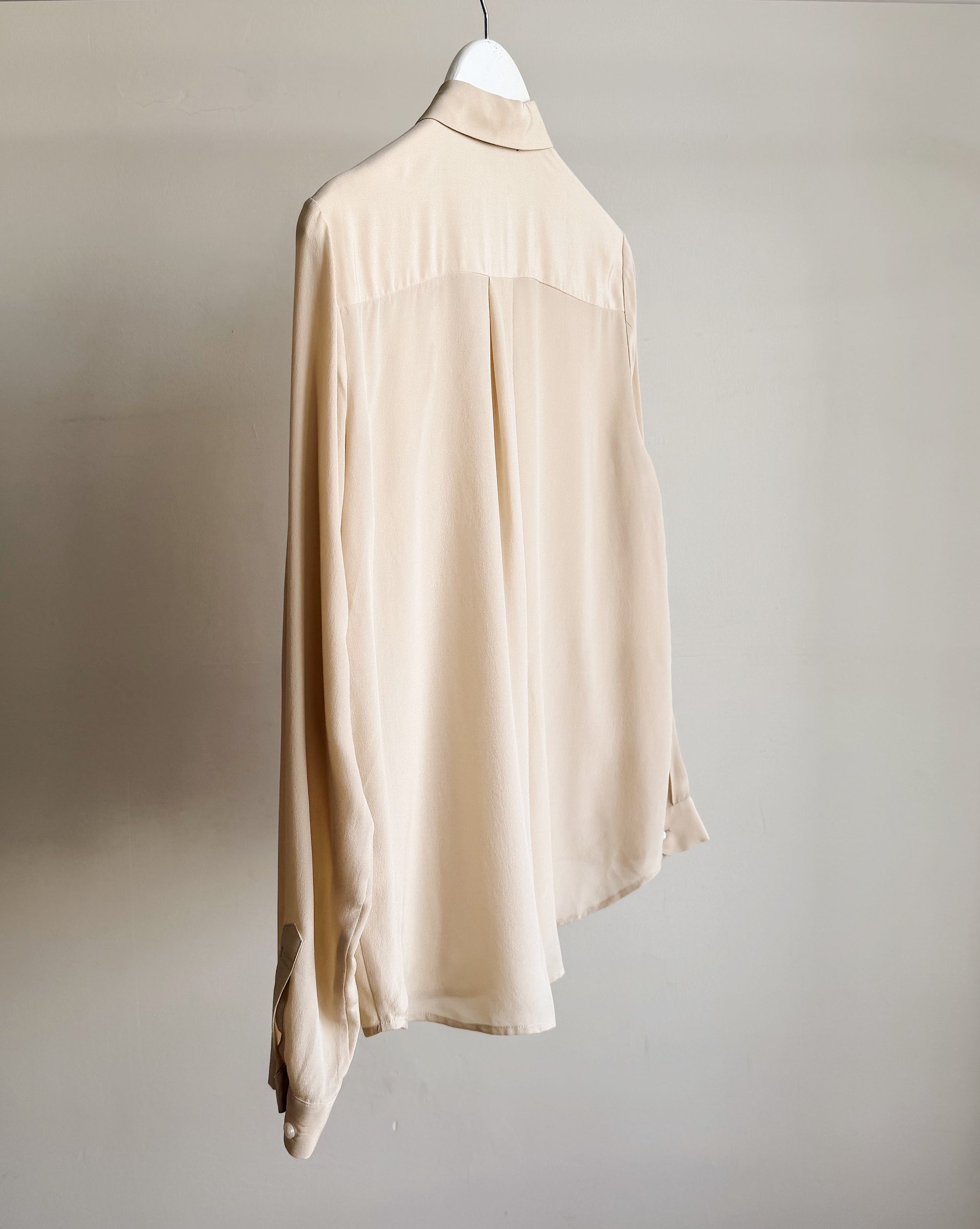 Sheer Sand Silk Shirt