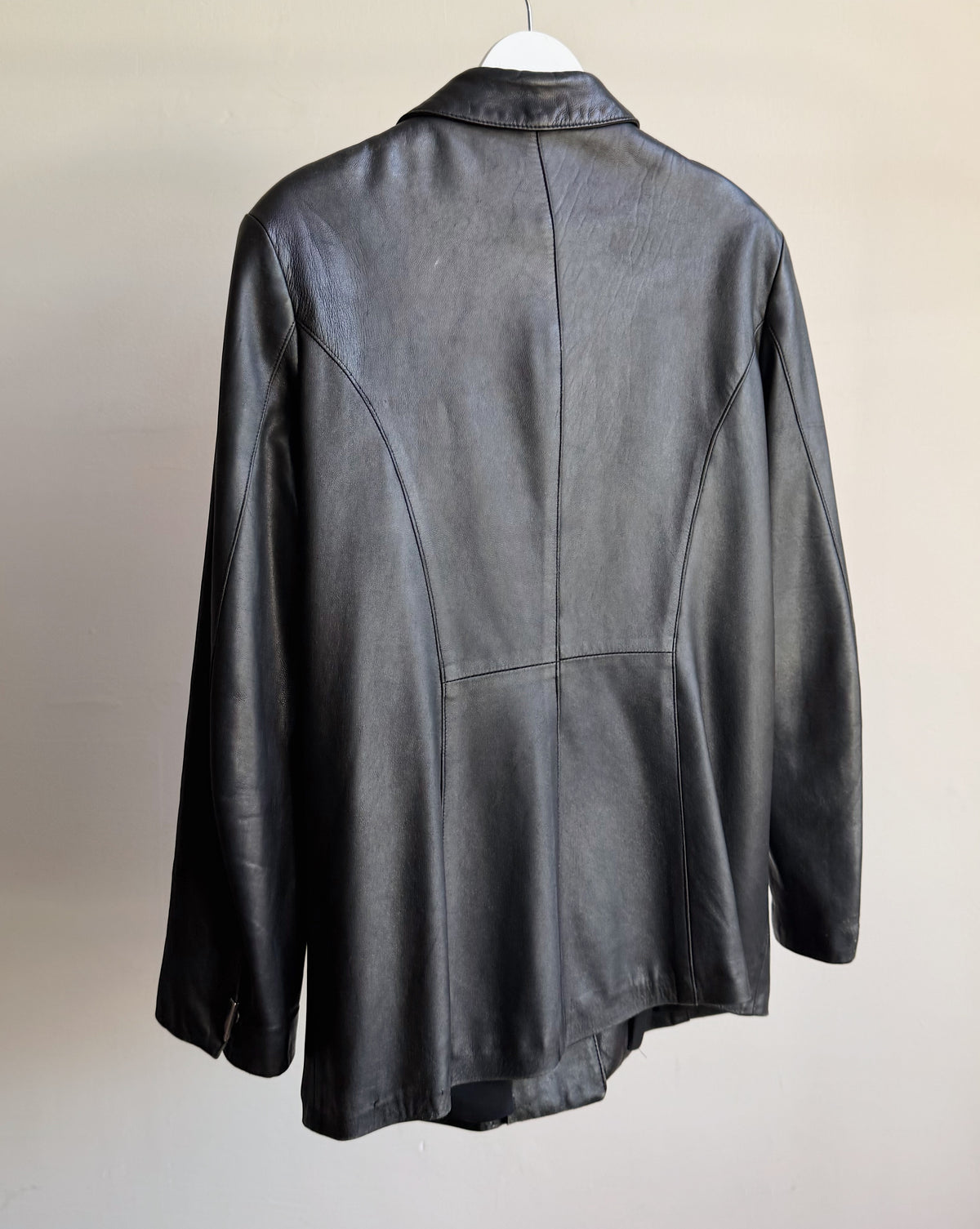 Danier Onyx Minimal Leather Jacket - Hey Jude