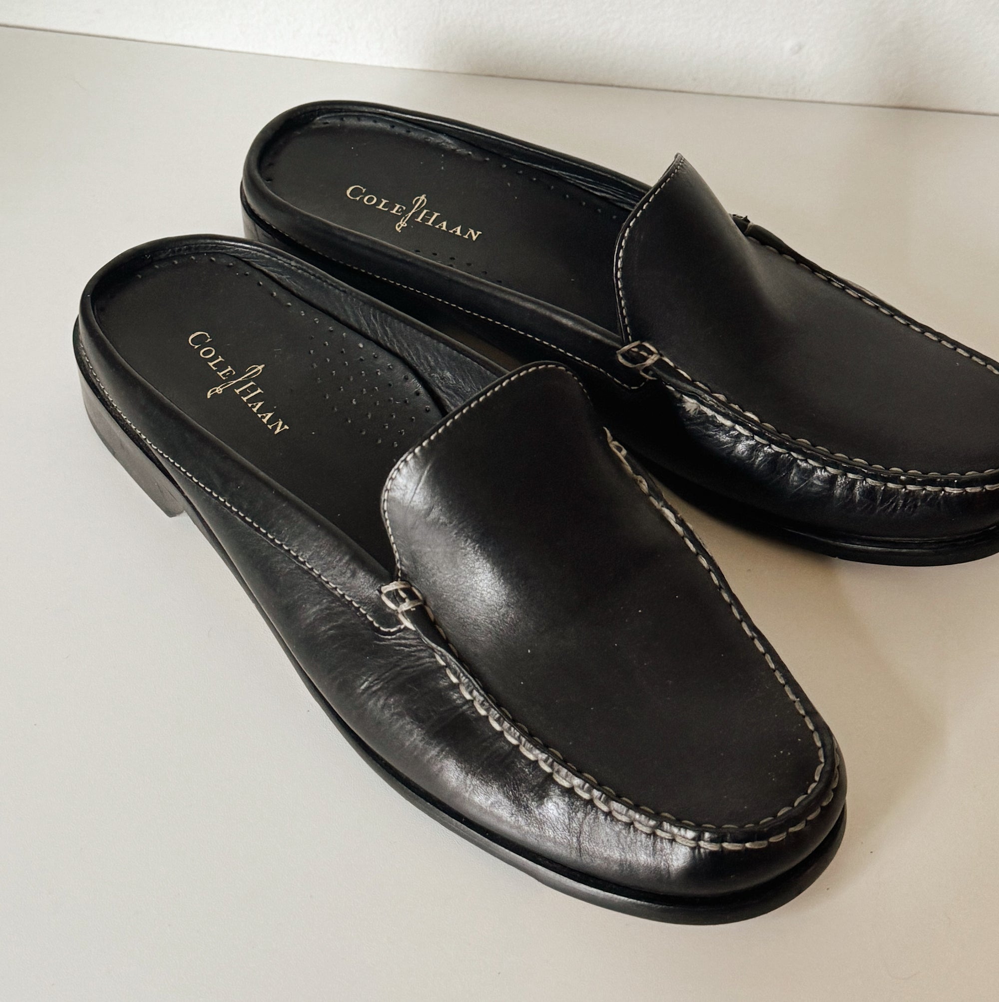 Cole Haan Black Slip On Loafers | Size 8.5 - Hey Jude