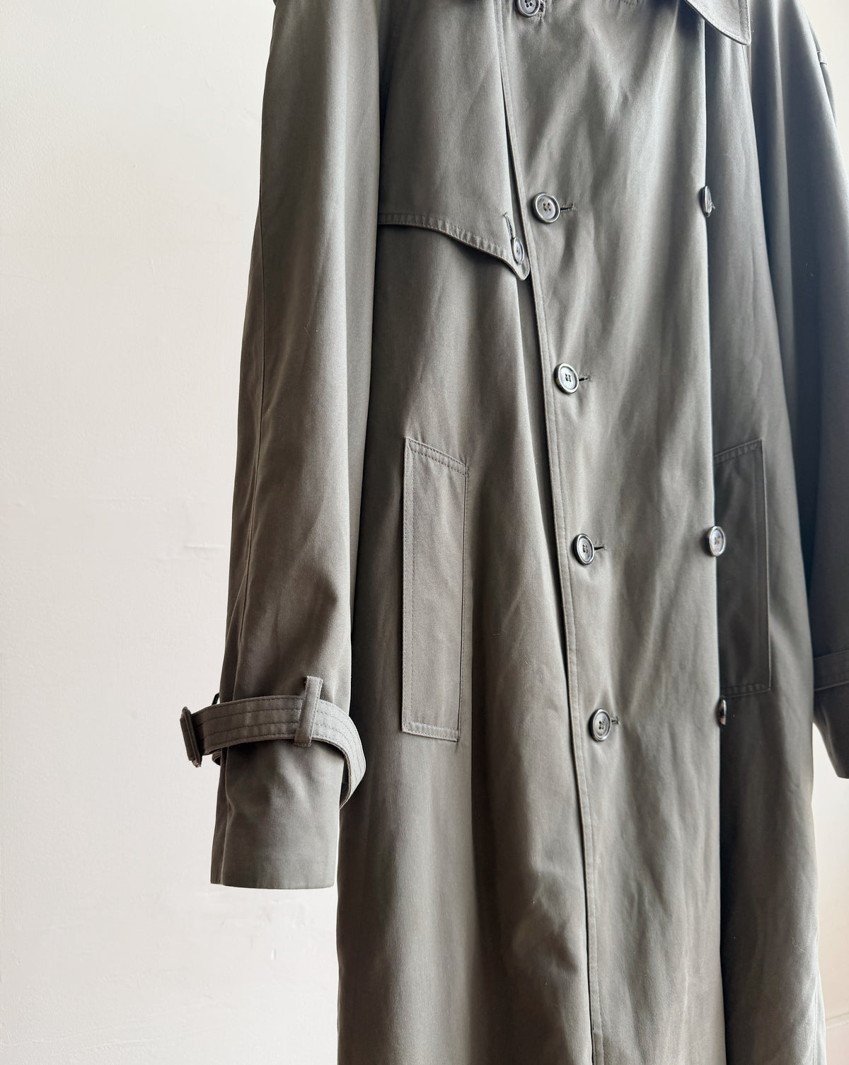 Moss Cotton Utilitarian Trench Coat - Hey Jude