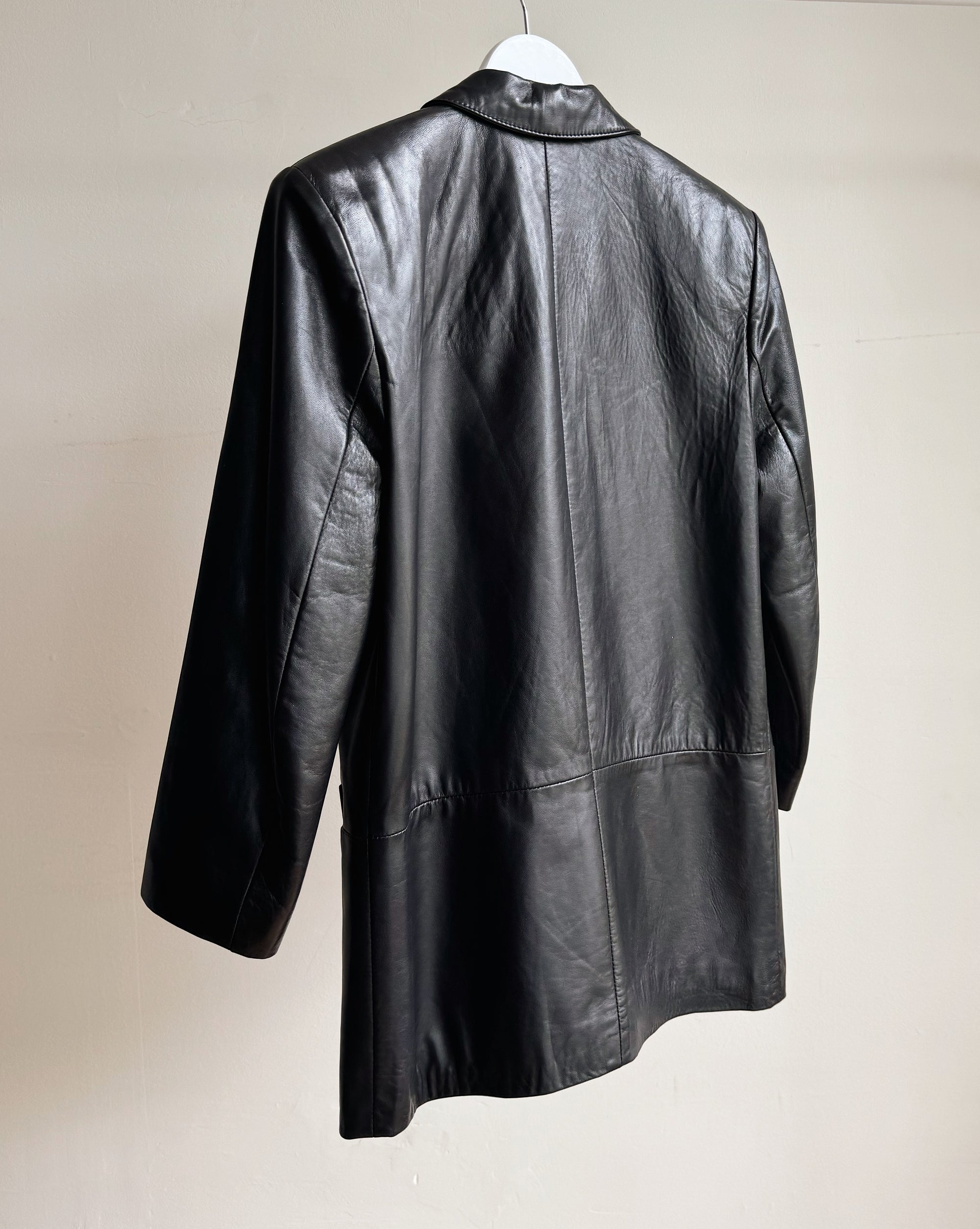 Onyx Danier Leather Blazer