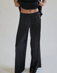 Onyx Pleated Trousers