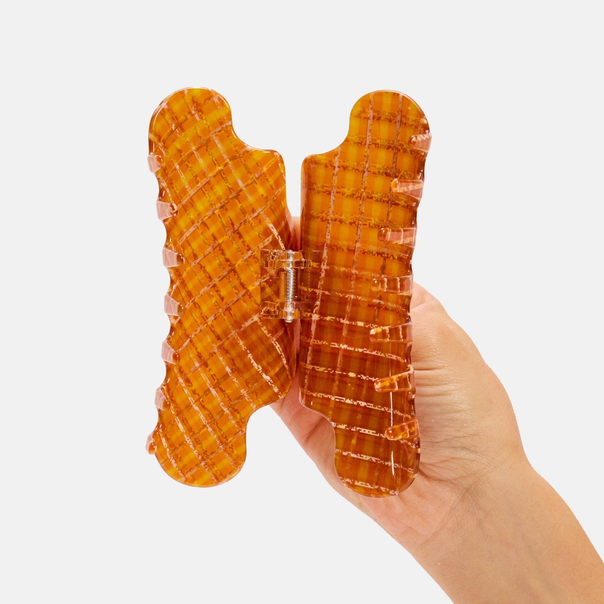 CHUNKS - Nimbus Claw in Caramel Plaid - Hey Jude