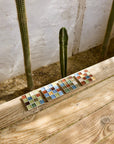 Little M | Glass Tile Coaster Set in Earth