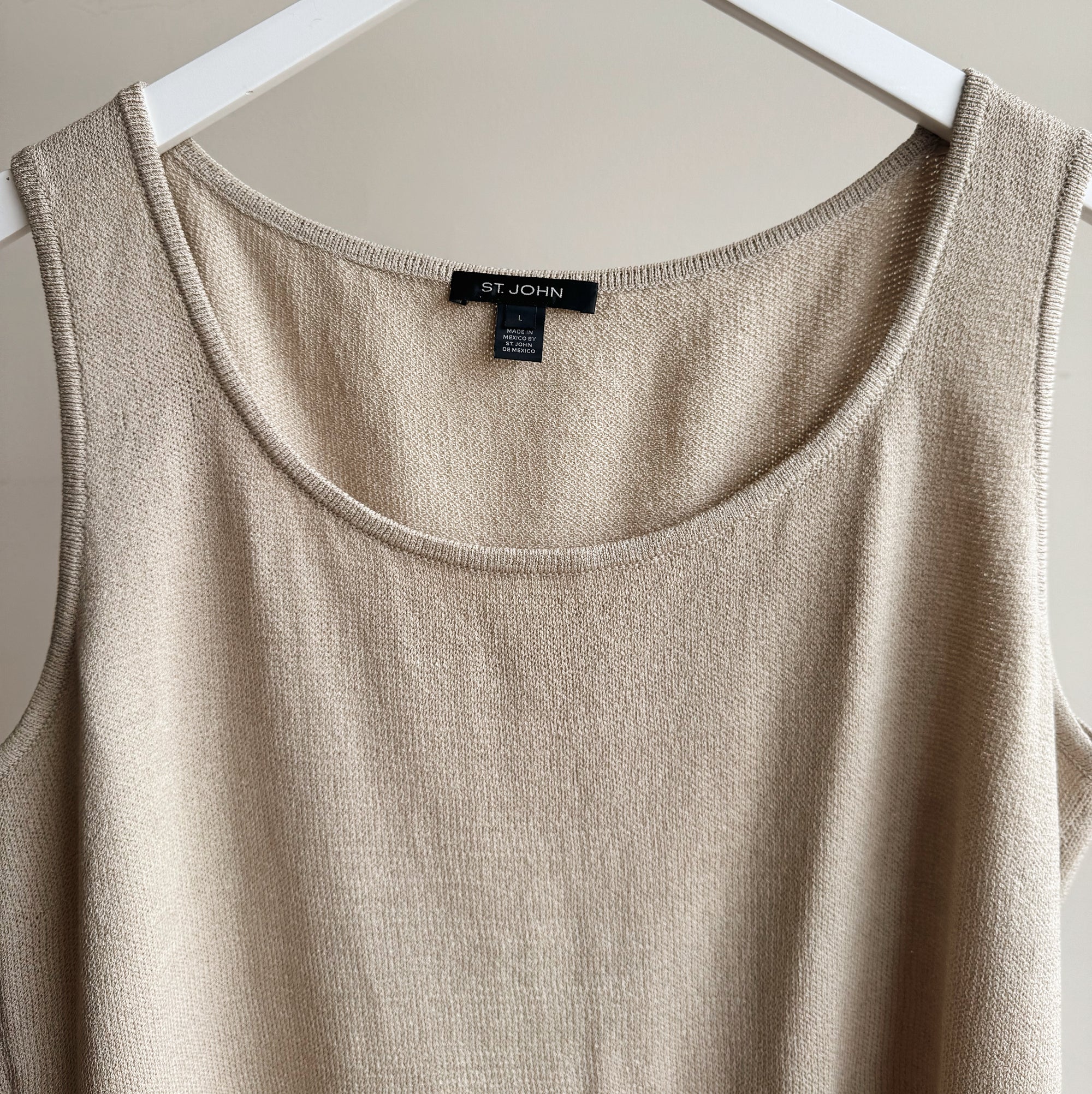 Sandstone Scoop Knit Tank - Hey Jude