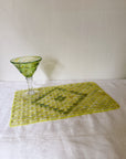 Postmodern Lime Mosiac Placemat Set