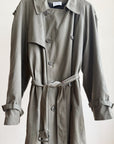 Moss Cotton Utilitarian Trench Coat - Hey Jude