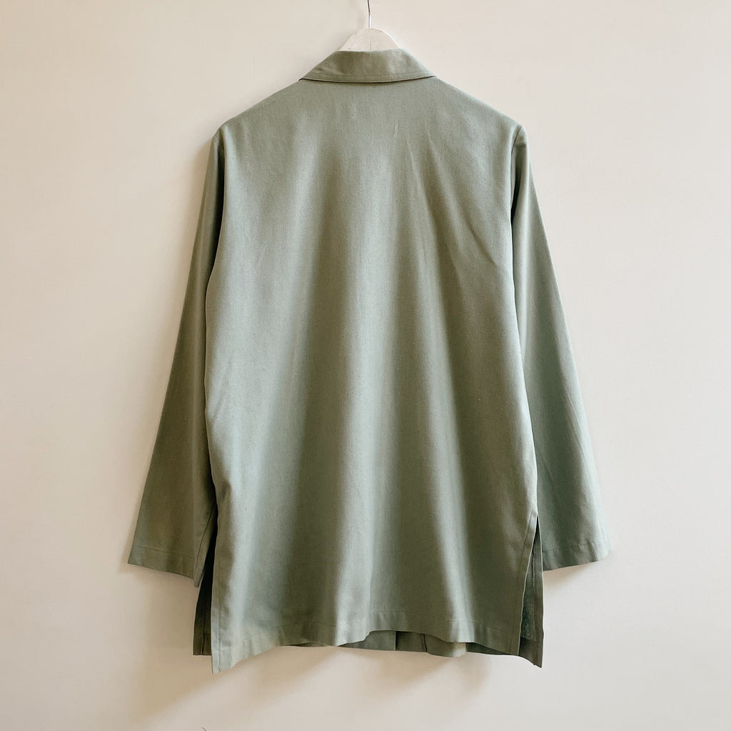 Laurel Raw Silk Chore Jacket